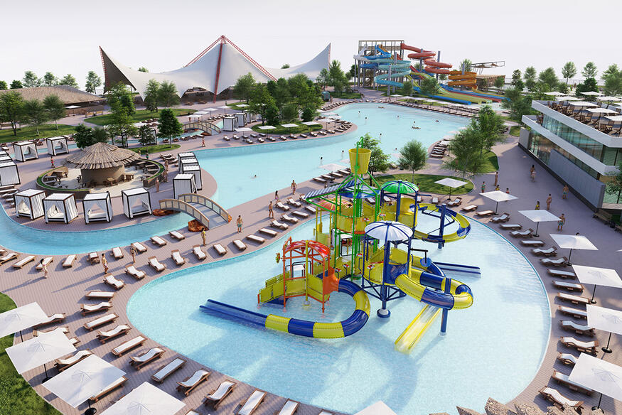 Waterpark project for hotel in UAE  
