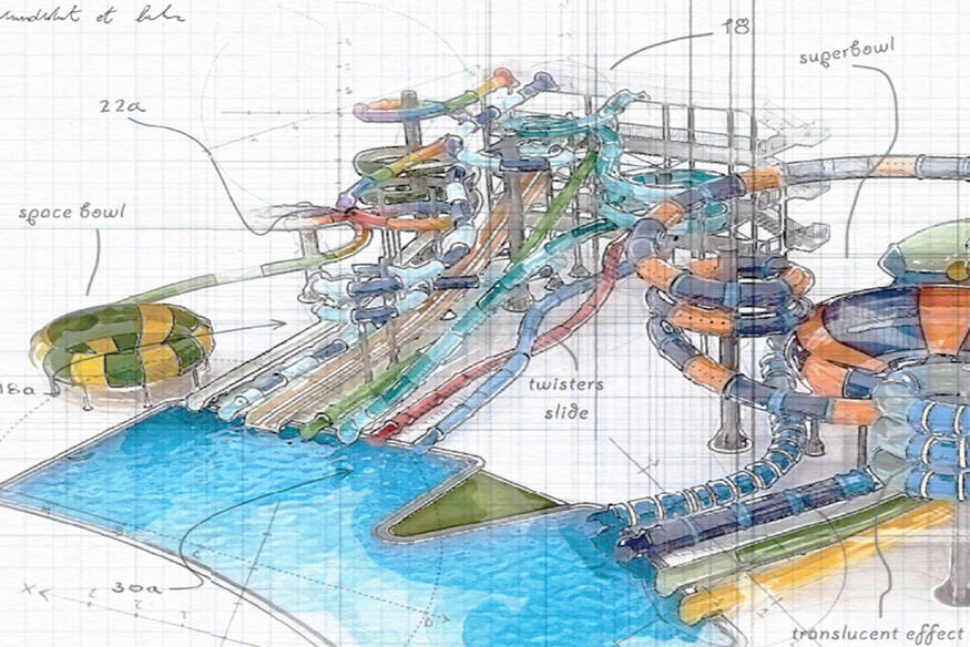 waterparks design order in UAE