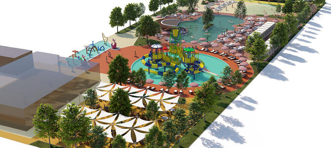 Waterpark project for hotel in UAE  